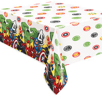 Nappe en plastique rectangulaire Avengers de Marvel pour fête d’anniversaire, 54 x 84 pouces, 1 unité