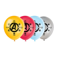 Ballons en latex Marvel Avengers, 12 pouces, 8 unités