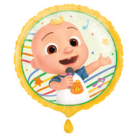 Ballon mylar rond Cocomelon, 18 pouces, 1 unité