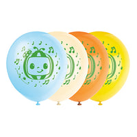 Ballons en latex Cocomelon pour fête d’anniversaire, 12 pouces, 8 unités