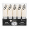 Pre-Rolled Cutlery And Napkin Sets 10/Pkg - Silver