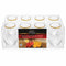 Stemless Wine Cups W/ Gold Rim 4 Oz. 8/Pkg PET1