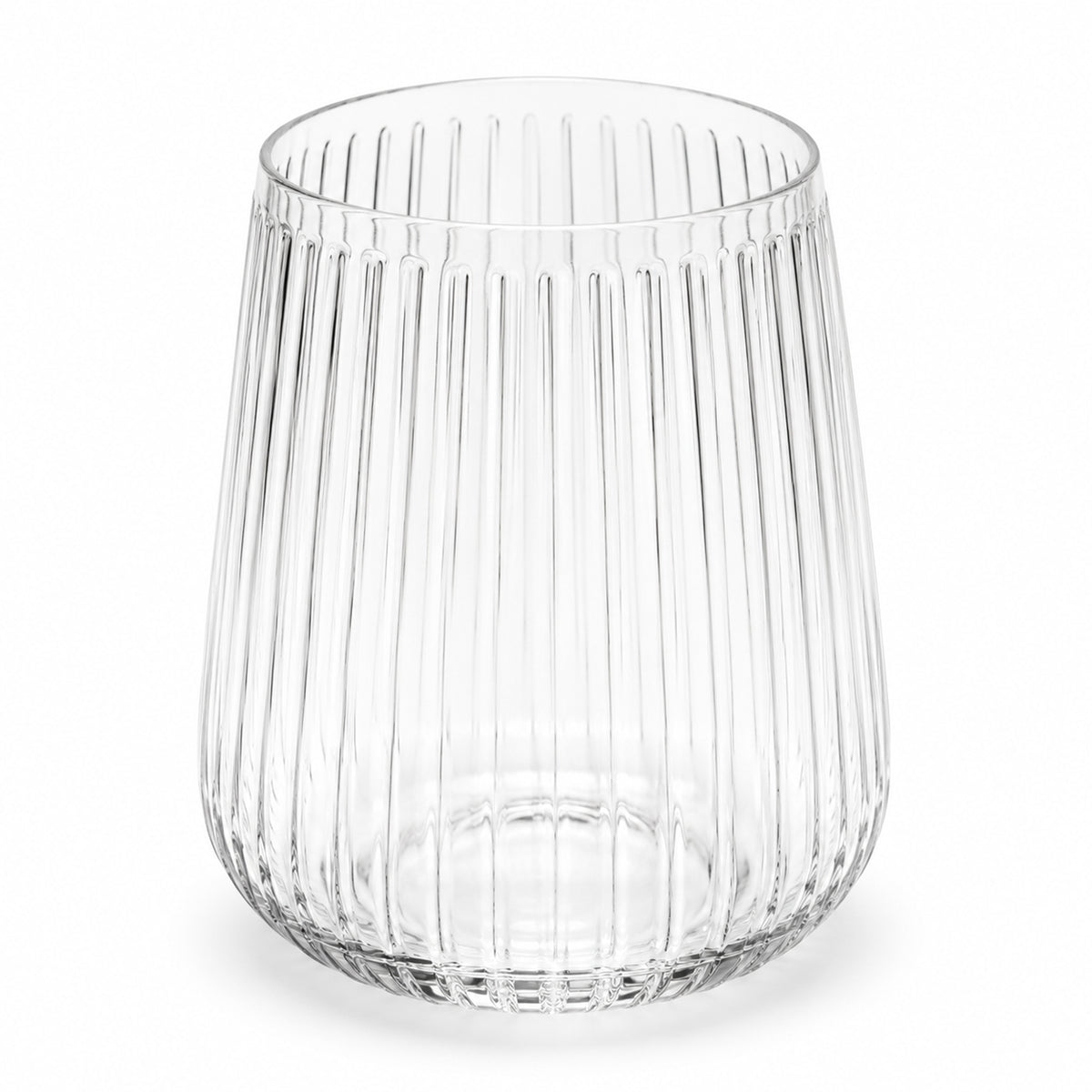 Verres à vin sans pied en plastique origami, 14 oz, 6 unités