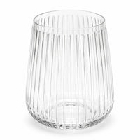 Stemless Origami Plastic Wine Cups, 14 Oz, 6 Count