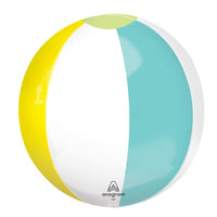 Pastel Beach Ball Orbz Balloon, 15 Inches, 1 Count