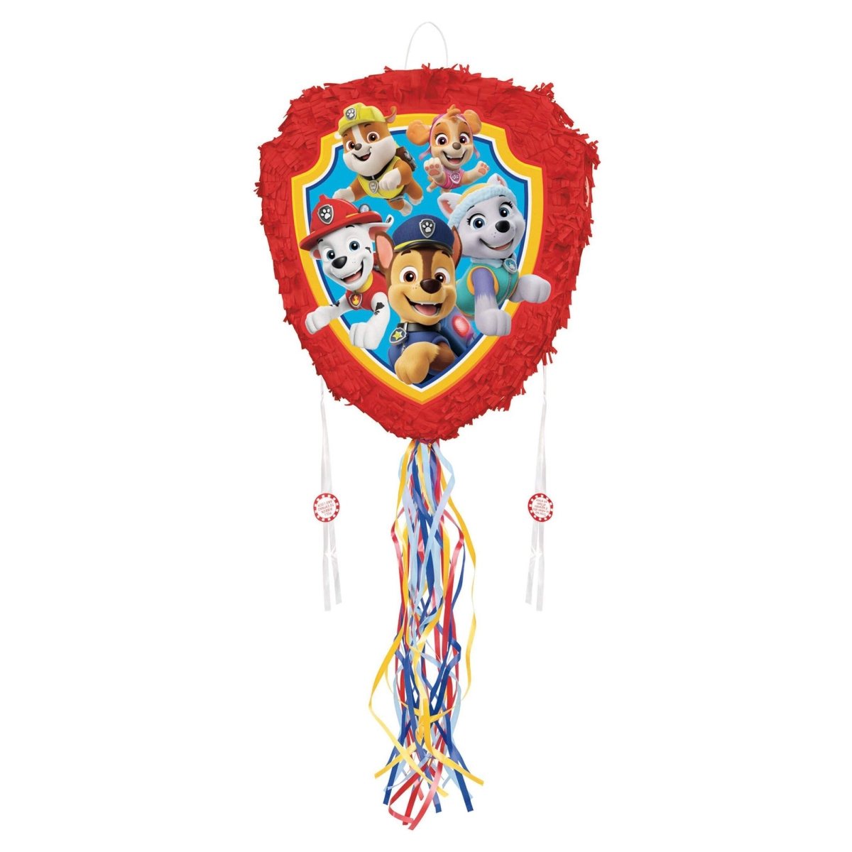 Piñata en forme de cœur de la Pat'Patrouille, 1 unité