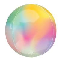 Pastel Stardust Ombre Orbz Balloon, 15 Inches, 1 Count