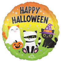 Ballon mylar Purr-Fect Party Chat noir, 18 pouces, 1 unité