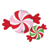Sweetest Season Christmas Supershape Mylar Foil Balloon, 35 Inches, 1 Count