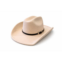 Beige Western Cowboy Hat for Adults