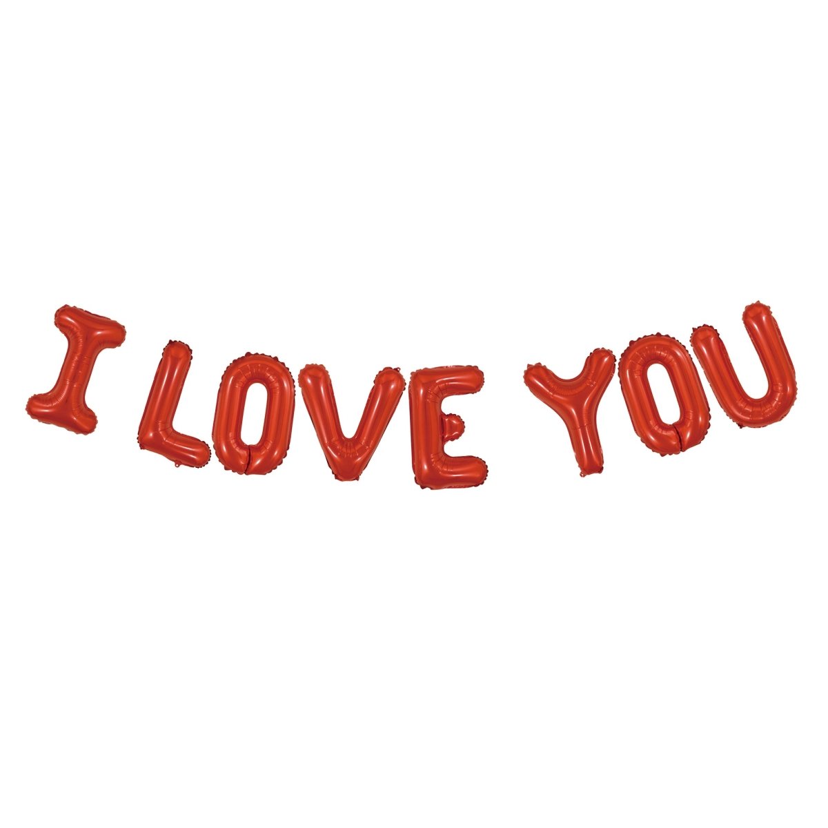 Bannière ballon mylar I Love You, 16 pouces, 1 unité