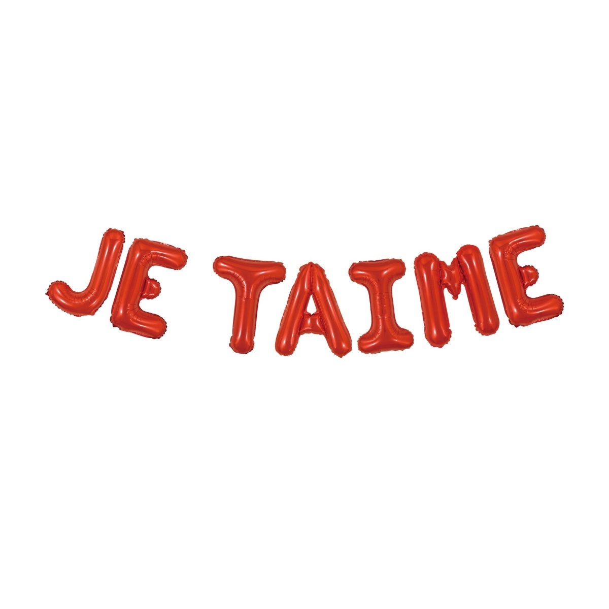 Bannière ballon mylar Je t'aime, 16 pouces, 1 unité