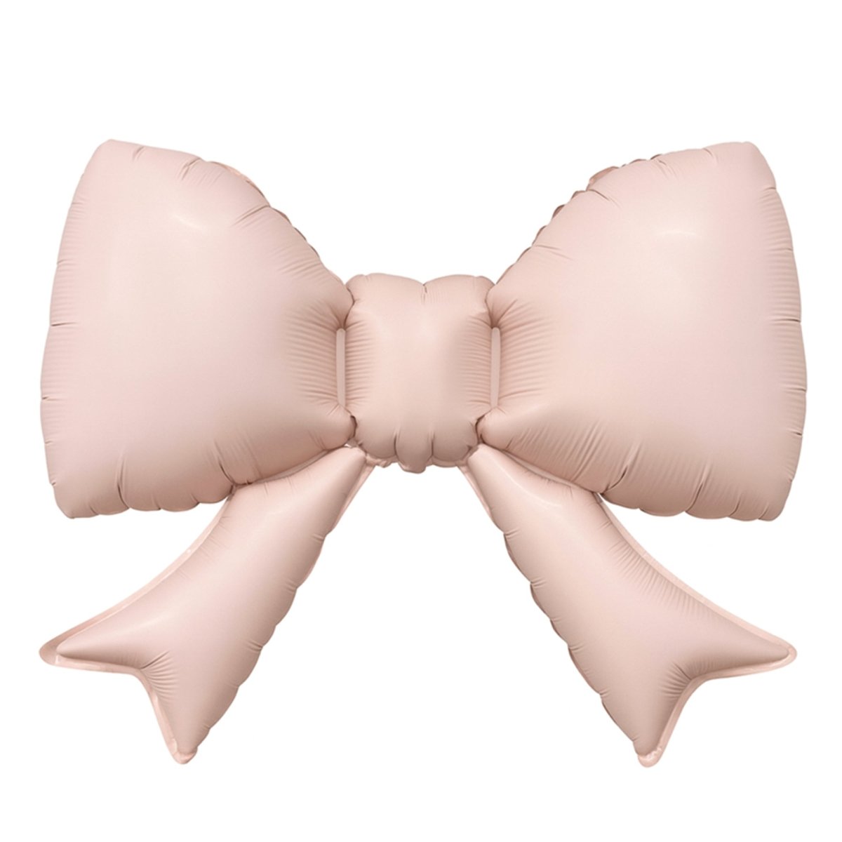Ballon mylar en forme de nœud rose pâle, 21 pouces, 1 unité