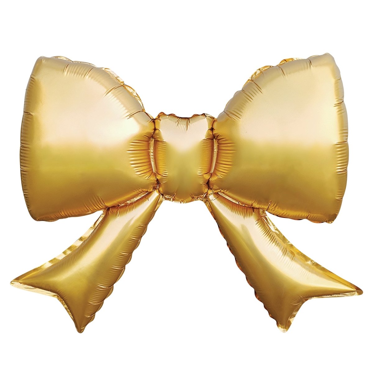 Ballon mylar en forme de nœud doré, 21 pouces, 1 unité