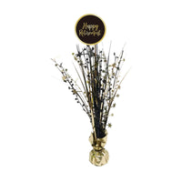 Gold Happy Retirement Spray Centerpiece, 18 Inches, 1 Count