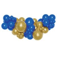 Royal Blue and Gold Balloon Garland Kit, 72 Inches, 1 Count
