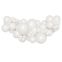Pearl White Luxe Balloon Garland Kit, 72 Inches, 1 Count
