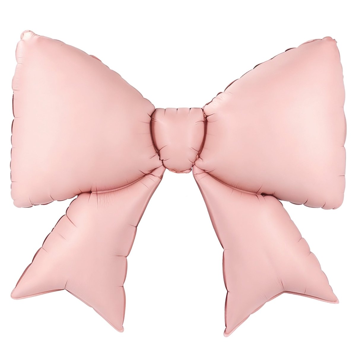 Ballon mylar Supershape Noeud rose pâle, 38 pouces, 1 unité