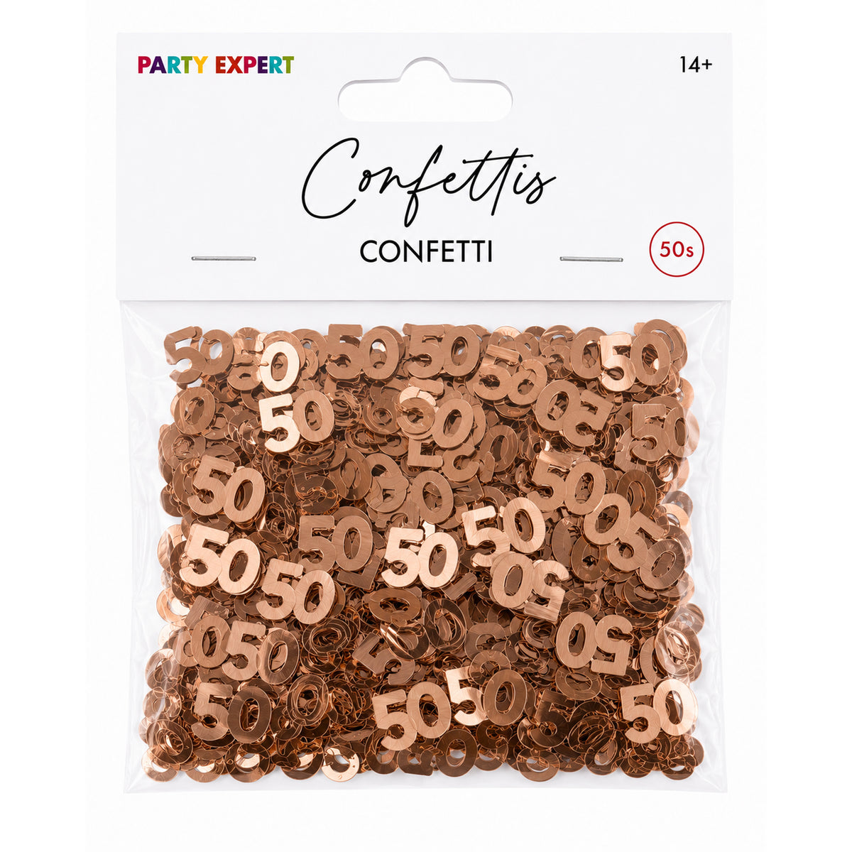 50th Rosé Celebration Confetti, 15g, 1 Count