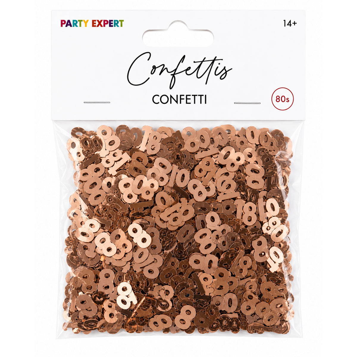 80th Rosé Celebration Confetti, 15g, 1 Count