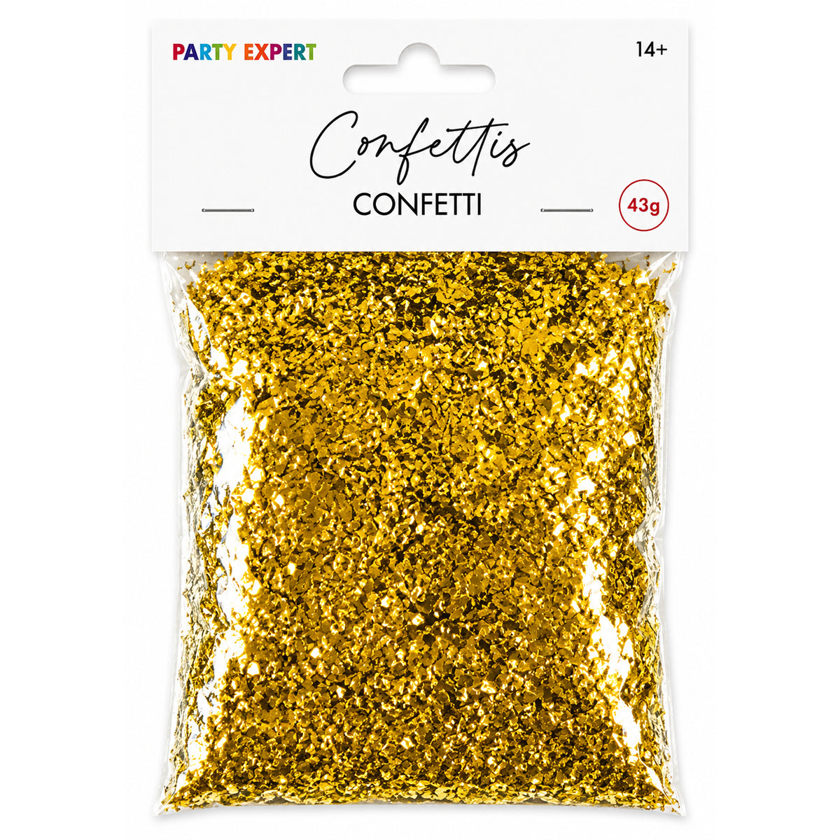 Gold Shredded Balloon Confetti, 43g, 1 Count