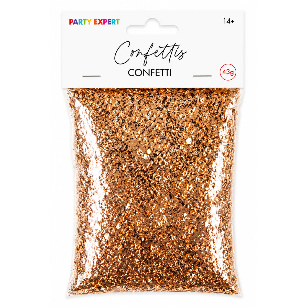 Rose Gold Shredded Balloon Confetti, 43g, 1 Count