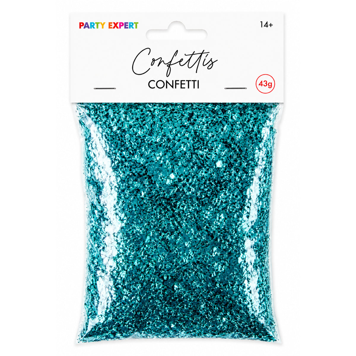 Light Blue Shredded Balloon Confetti, 43g, 1 Count
