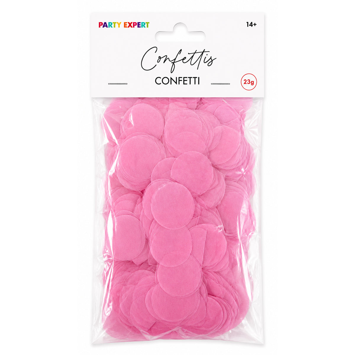 Light Pink Round Paper Balloon Confetti, 1 Inches, 23g, 1 Count