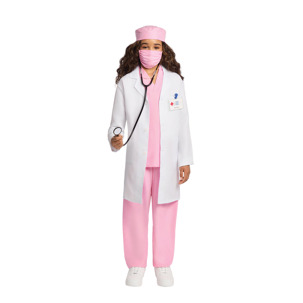 Costume de docteur rose pour enfants