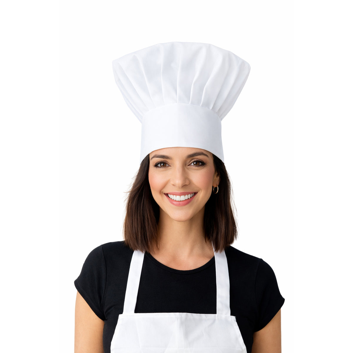 White Chef's Hat for Adults