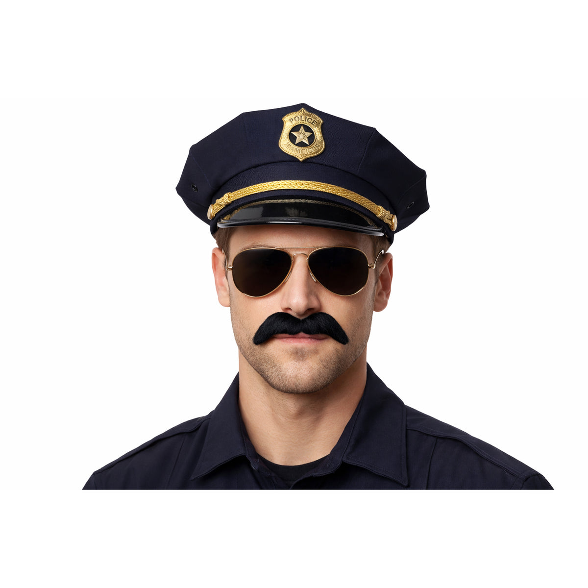 Moustache noire pour adultes