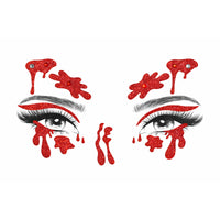 Face Art Crystal Stickers - Blood