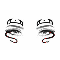 Face Art Crystal Stickers - Devil