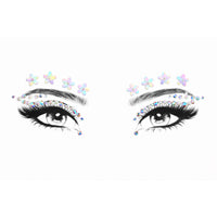 Face Art Crystal Stickers - Flowers