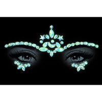 Face Art Crystal Stickers - Glow in The Dark