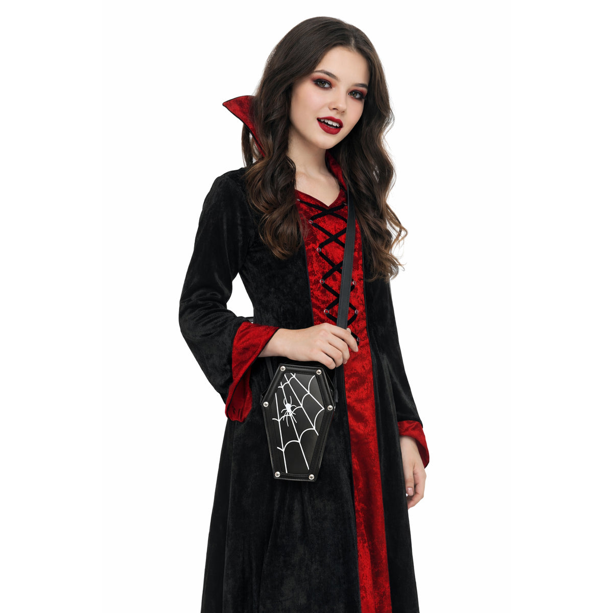 Sac à main en forme de cercueil, accessoires de costume de vampire