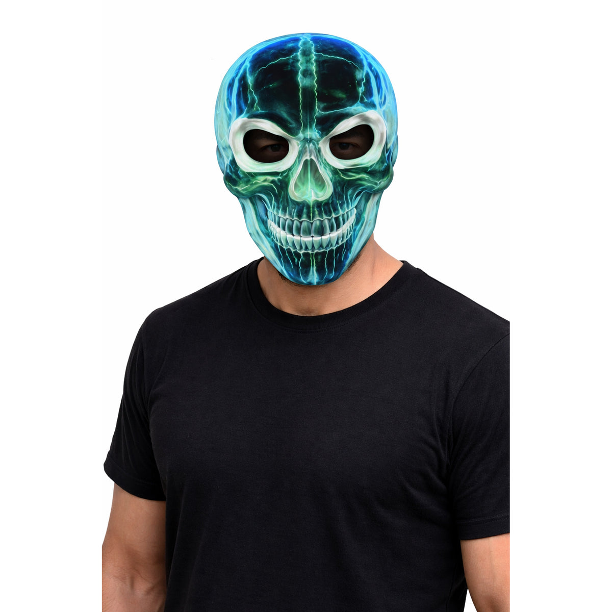 Negative Skull Mask for Adults, Skeleton Costume Accessories