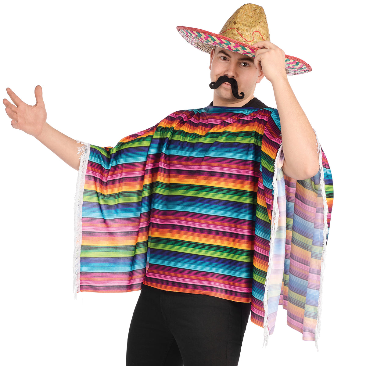 Mexican Poncho for Adults