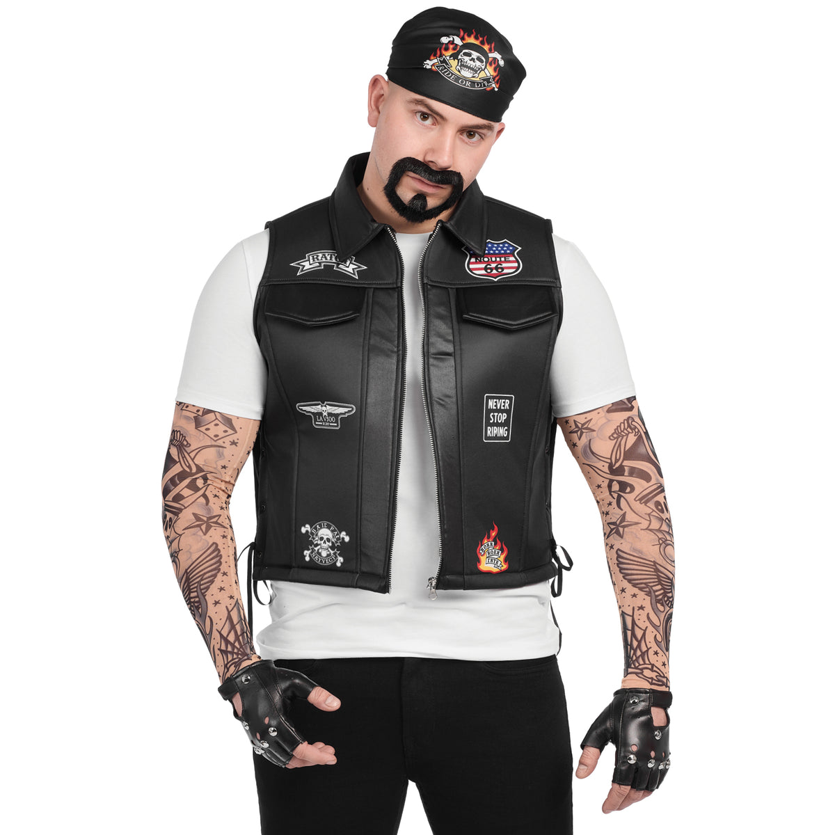Biker Vest for Adults