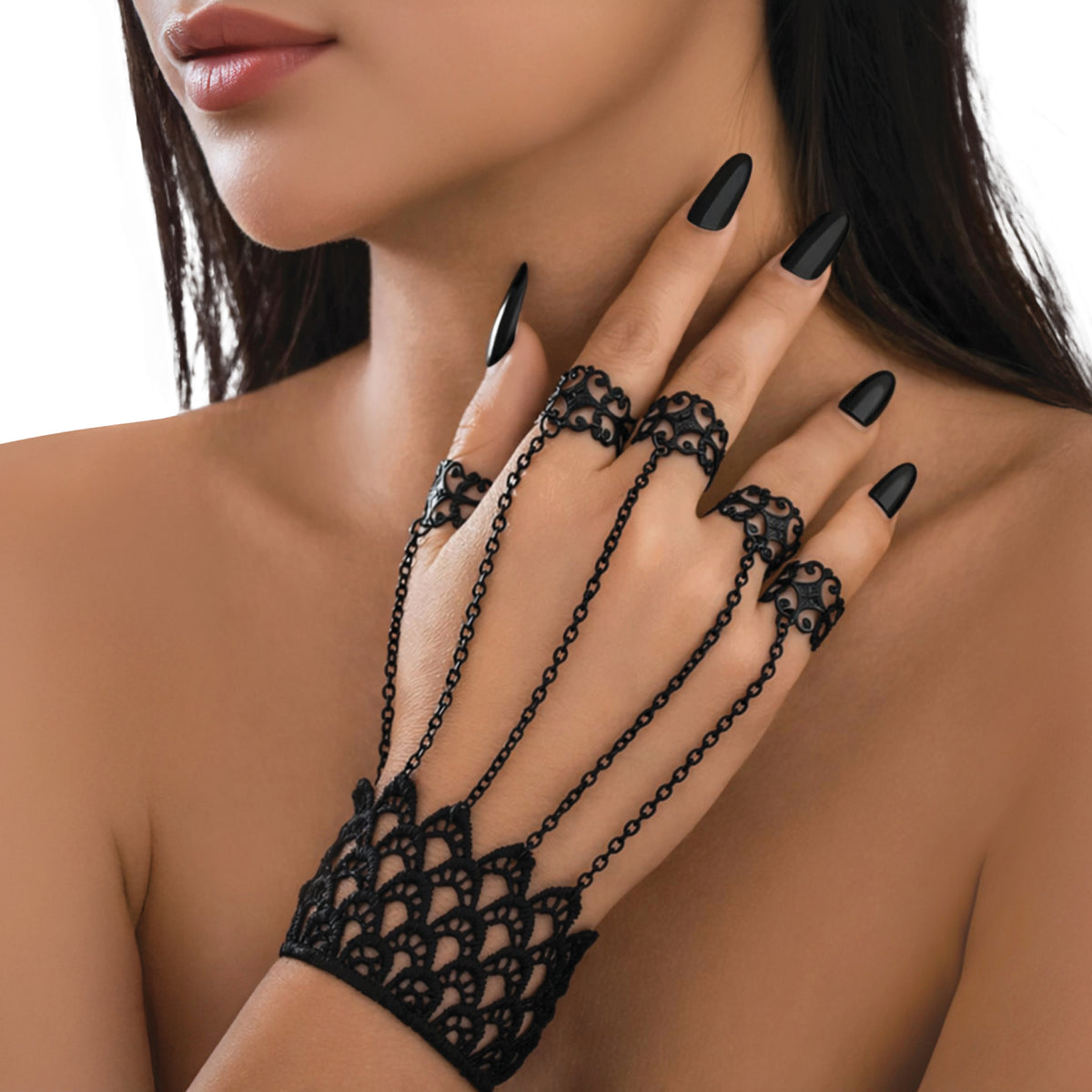 Black Hand Chain for Adults