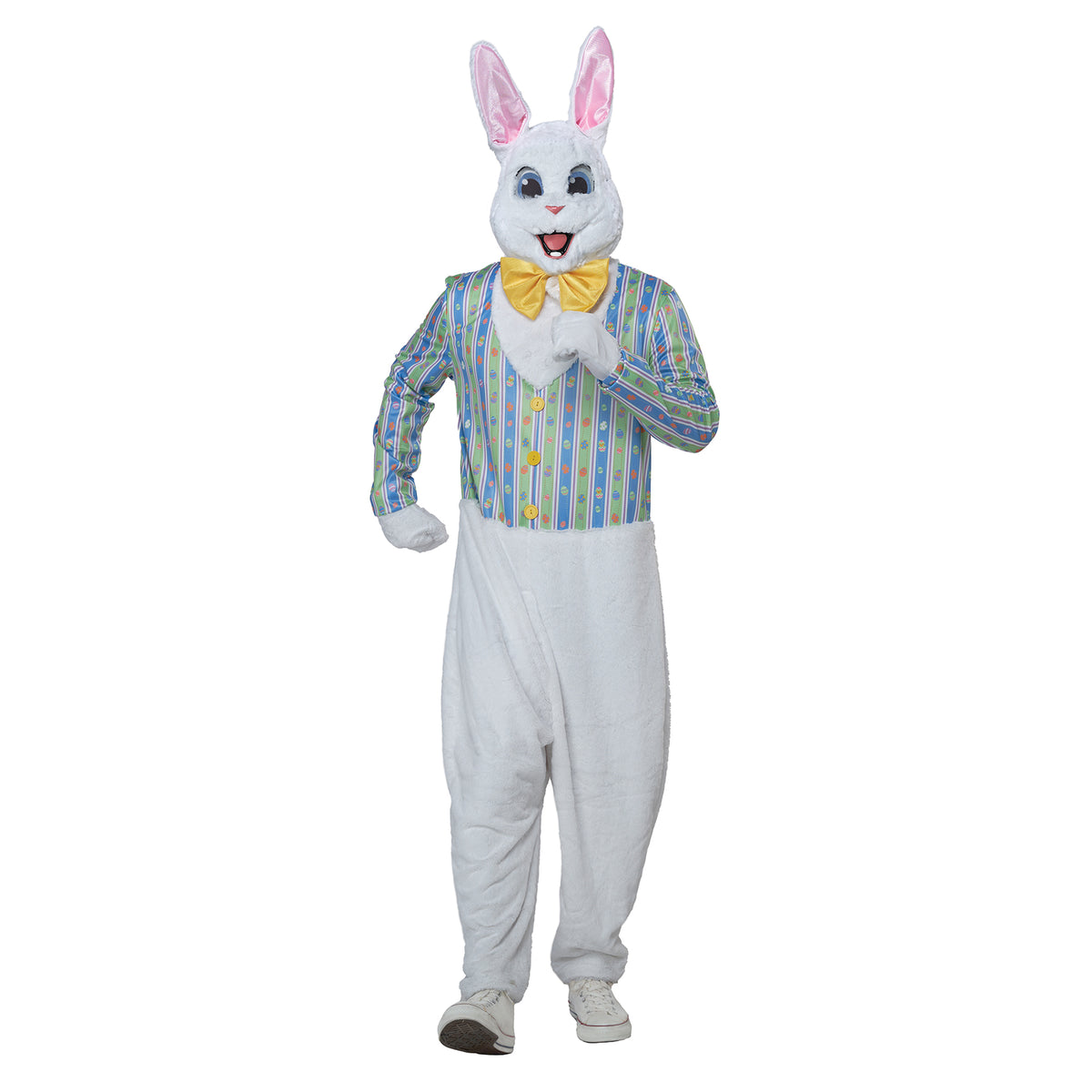 Deluxe Easter Bunny Costume for Adults, Jumpsuit and Mask