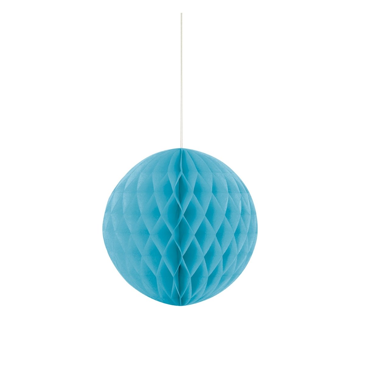 Boule alvéolée bleu poudre, 8 pouces, 1 unité