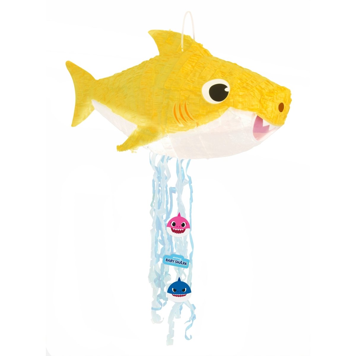 Baby Shark 3D Pull Piñata, 1 Count