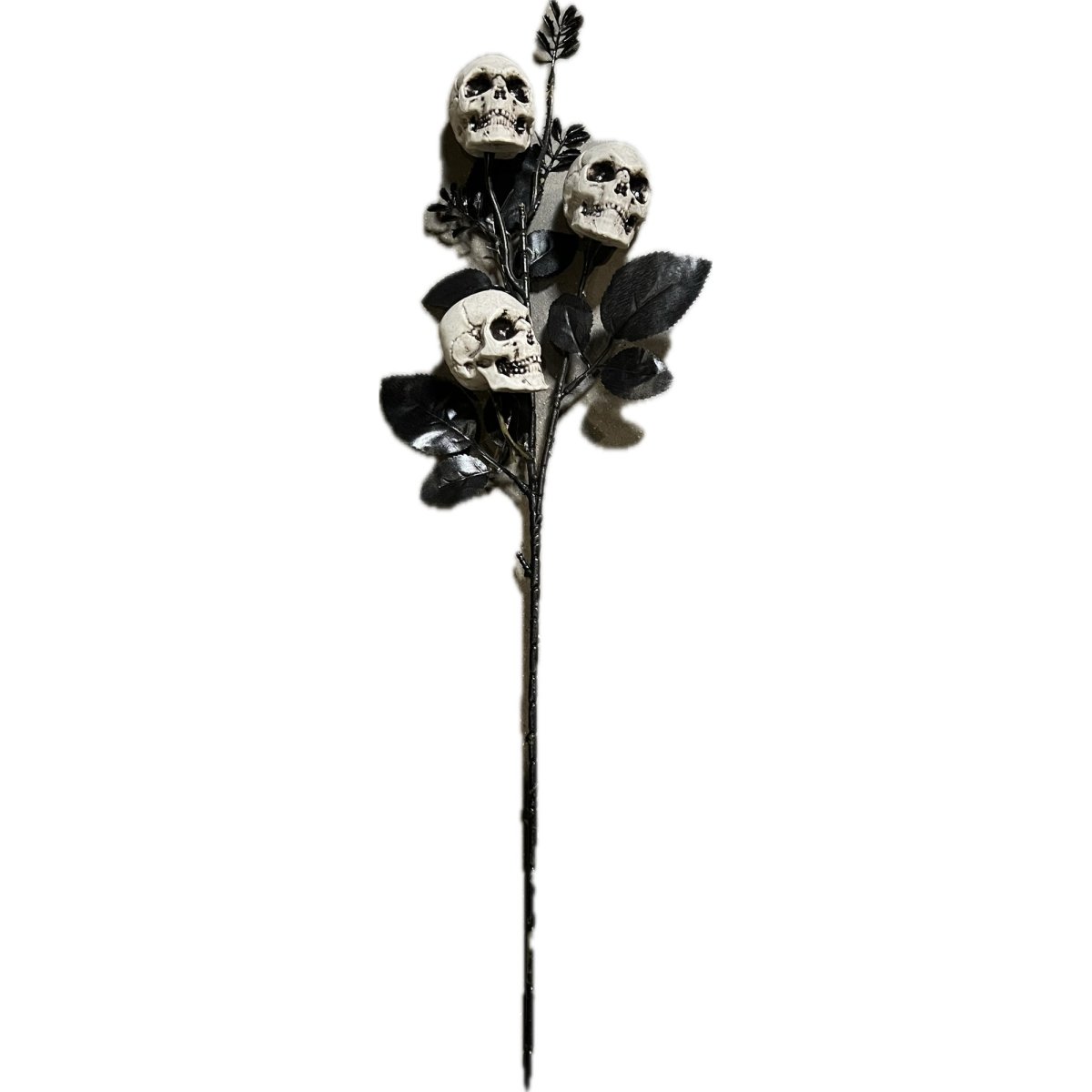 Black Branch with Skulls, 25 Inches, 1 Count
