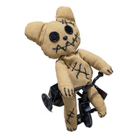 Animated Voodoo Bear Riding Tricycle, 13 Inches, 1 Count