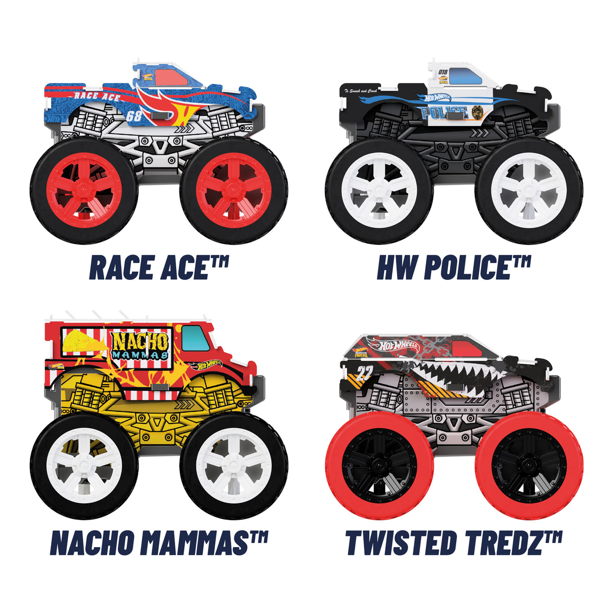 Ensemble Mini Maker Kitz Hot Wheels Monster Trucks, Assortiment, 1 unité