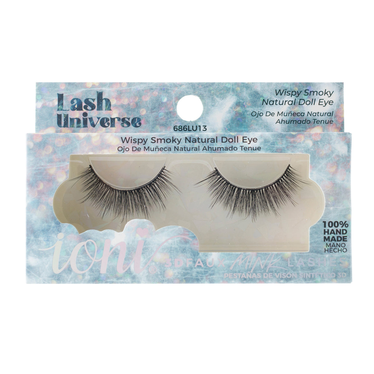 Faux cils Wispy Smoky Natural Doll Eye, Lash Universe, 1 unité