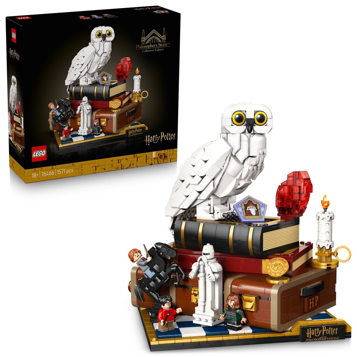 LEGO Harry Potter Sorcerer's Stone – Collectors' Edition, 76466, Ages 18+, 1571 Pieces