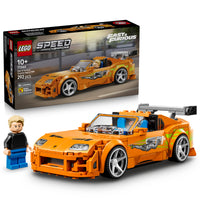 LEGO Speed Champions The Fast and The Furious Toyota Supra MK4, 77260, Ages 10+, 292 Pieces