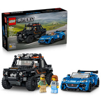 LEGO Speed Champions Jaguar Project 7 & Land Rover Defender, 77264, Ages 10+, 740 Pieces